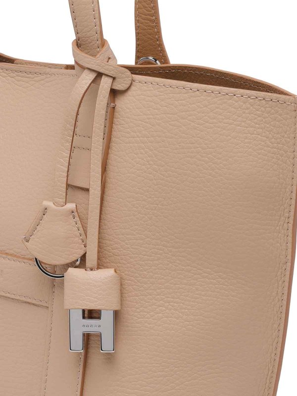 Small  Script Shopping Bag shop online: HOGAN