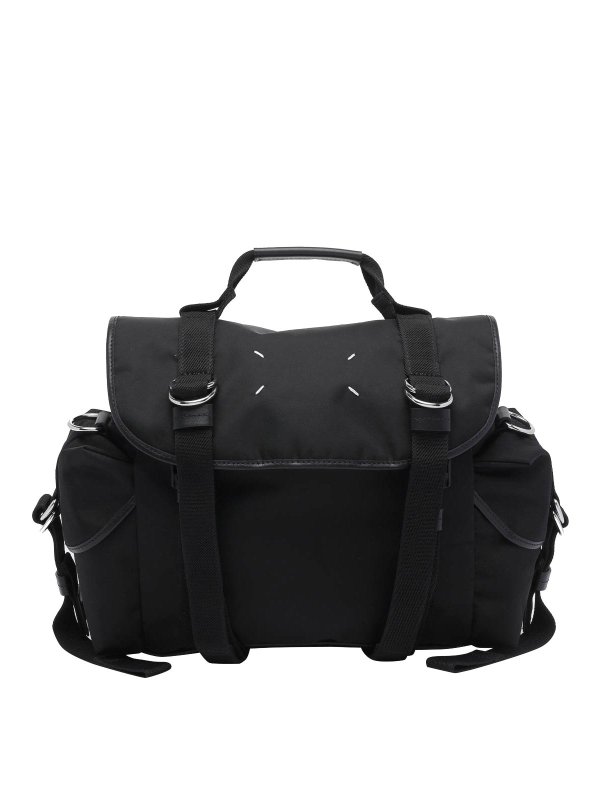 Maison Margiela: クロスボディバッグ - クロスボディバッグ - 黒