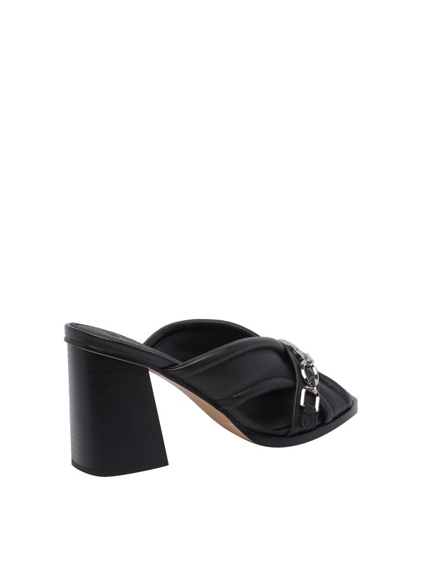 The Best Shops Pinko: court shoes - Black Lara Pump Sandals