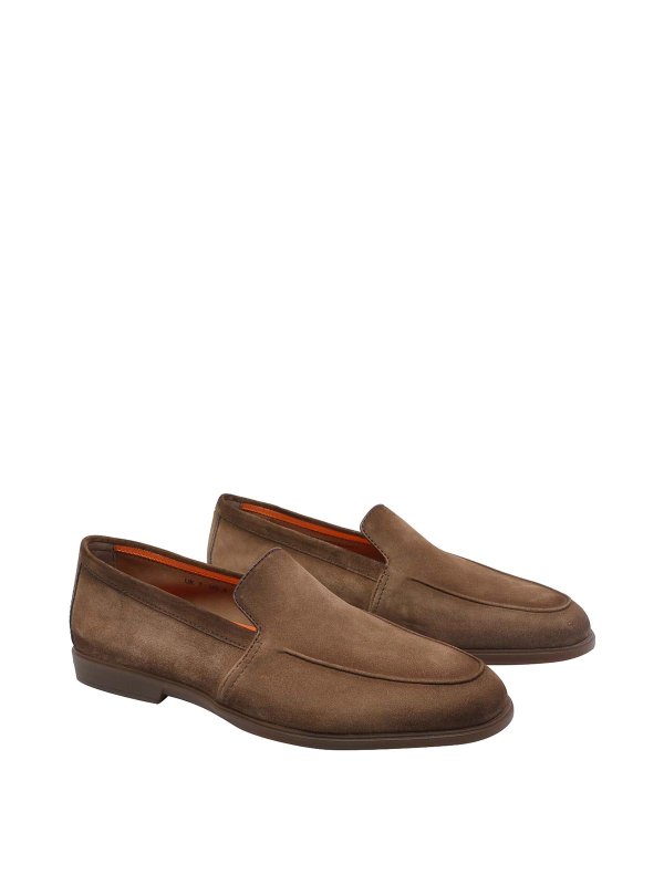 SANTONI: Loafers & Slippers online - Brown Malibu Loafers