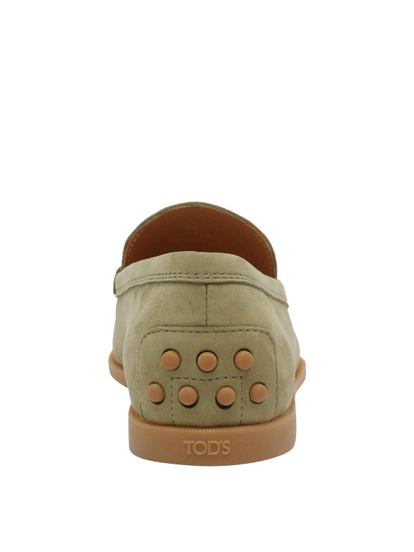 Tods Green Suede Loafers Replica 
online: TOD