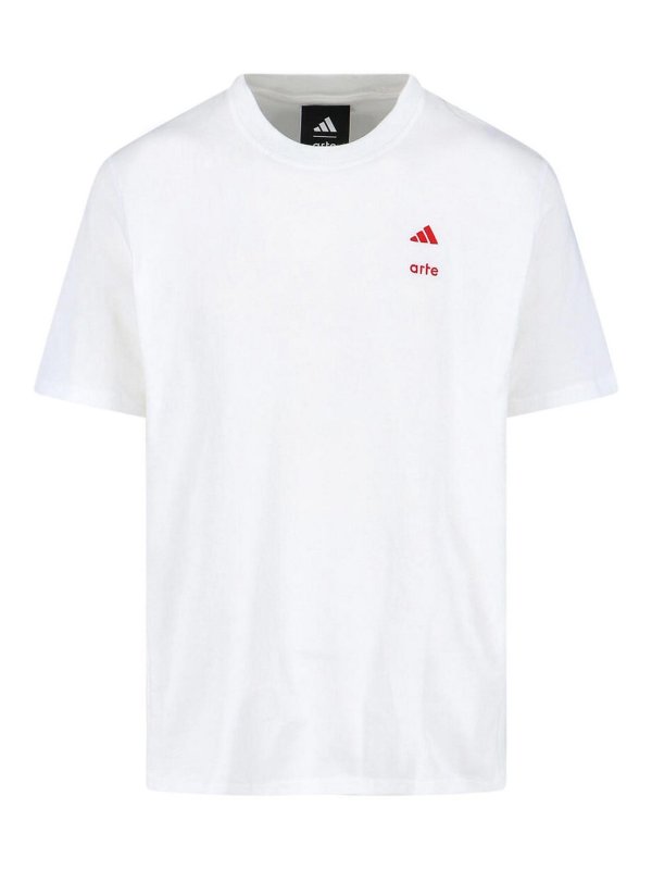 Adidas Originals: T-shirts - T-Shirt - Weiß