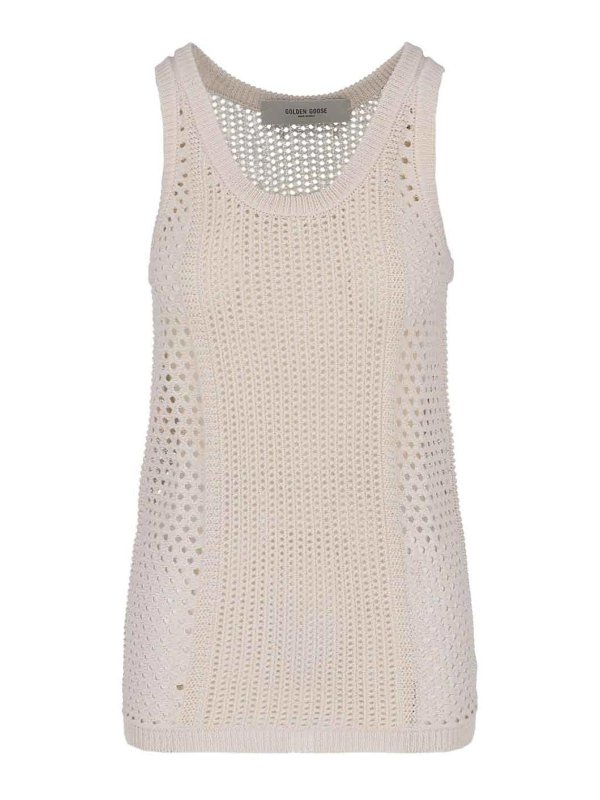 GOLDEN GOOSE: Tops & Tank tops - Tank Top In Maglia