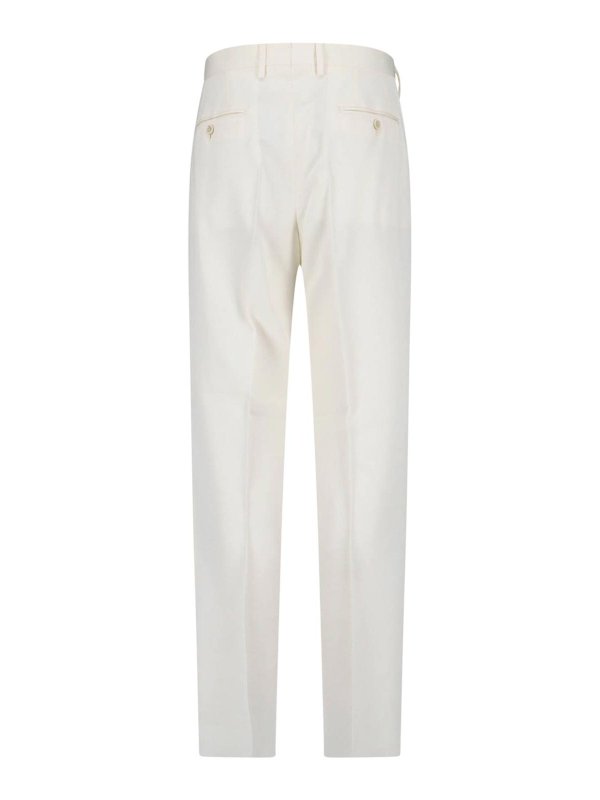 LARDINI: テーラードトラウザー online - テーラードパンツ - 白