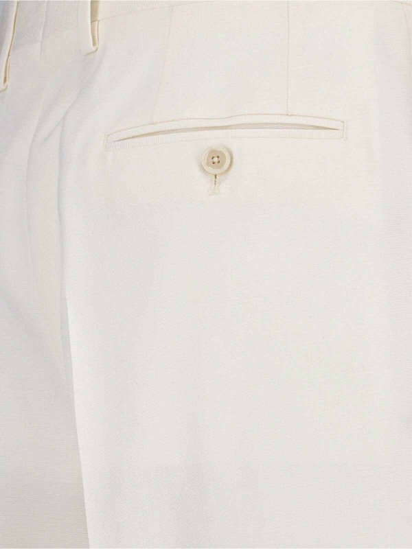 The Best Shops LARDINI: テーラードトラウザー - テーラードパンツ - 白