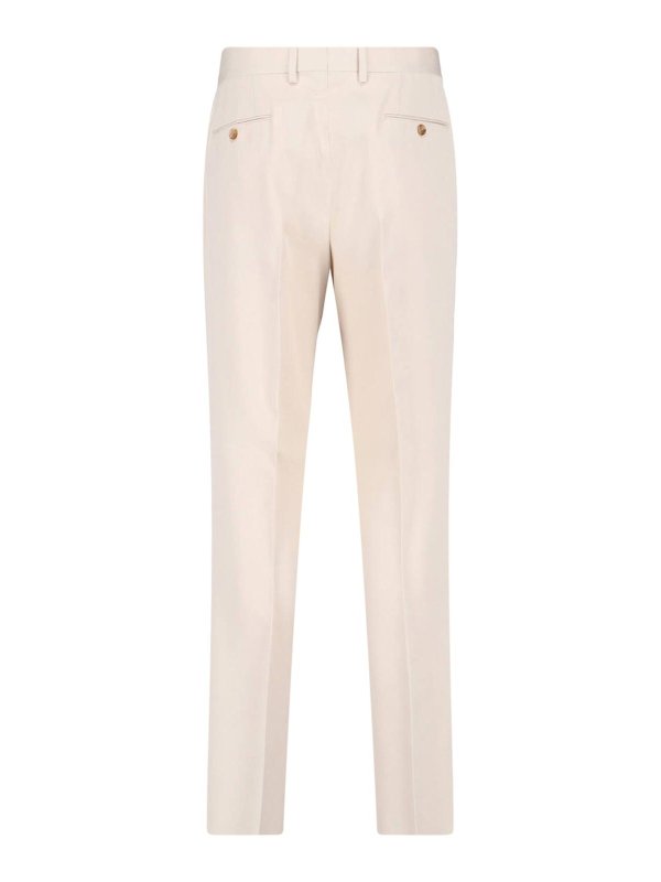 LARDINI: テーラードトラウザー online - テーラードパンツ - 白