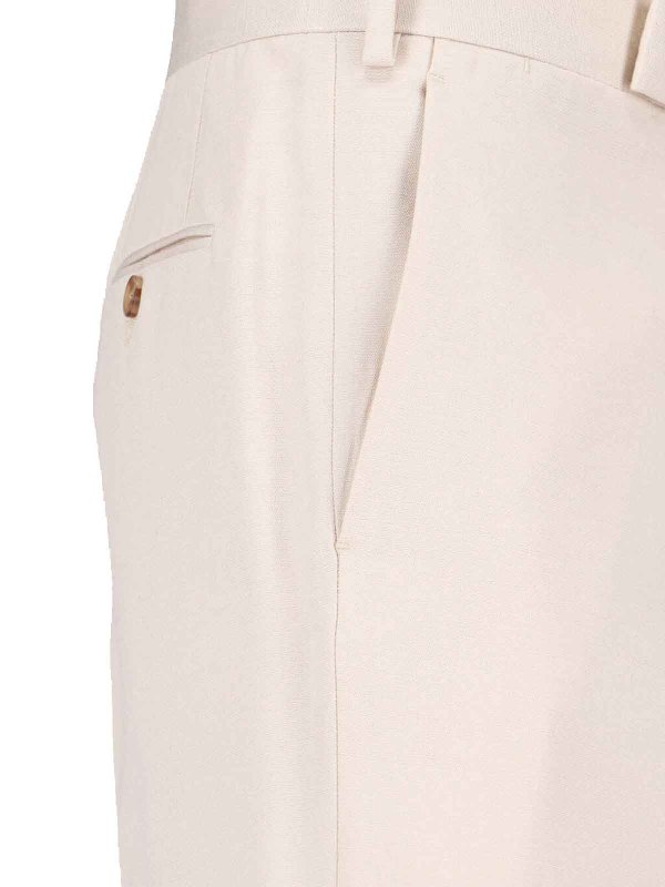 テーラードパンツ - 白 Replica 
online: LARDINI