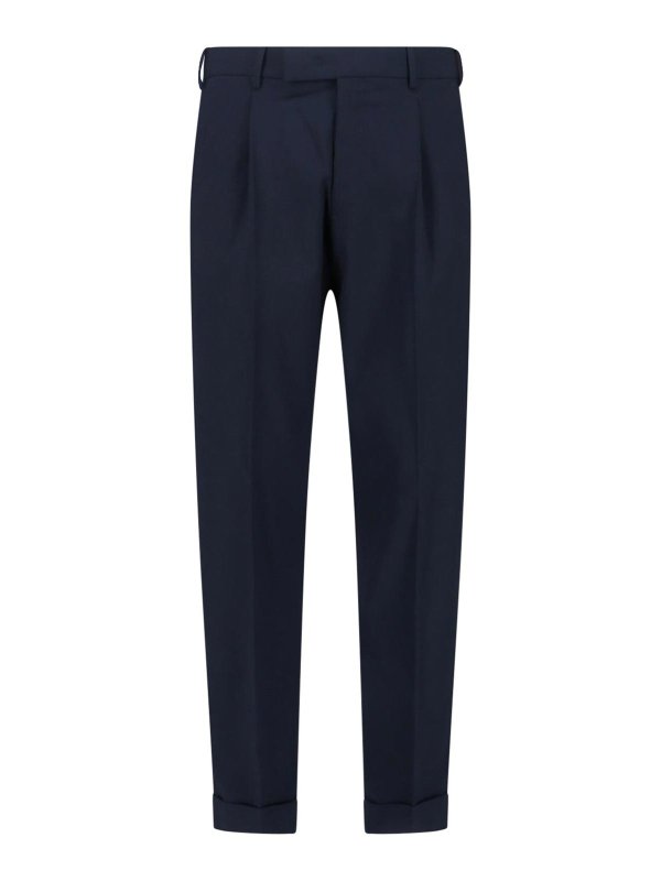 PT TORINO: カジュアルトラウザー - カジュアルパンツ - ブルー