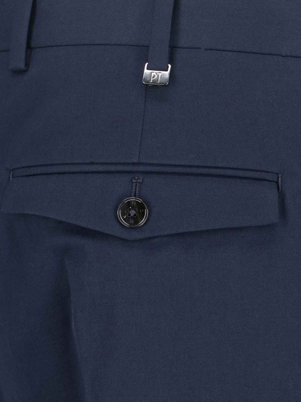 カジュアルパンツ - ブルー shop online: PT TORINO