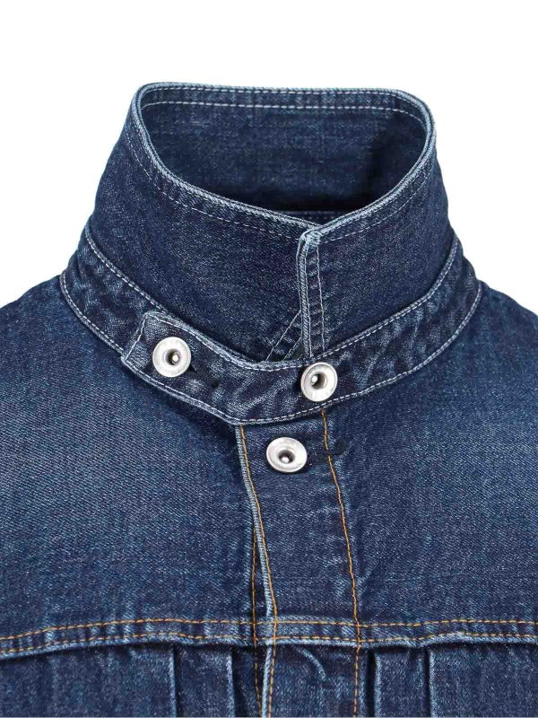 The Best Shops Sacai: デニムジャケット - デニムジャケット - ブルー