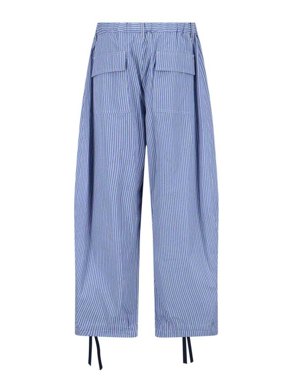 Sacai: カジュアルトラウザー online - カジュアルパンツ - ブルー