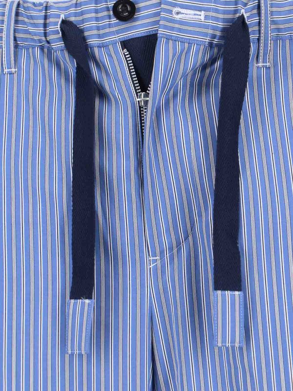 カジュアルパンツ - ブルー shop online: Sacai