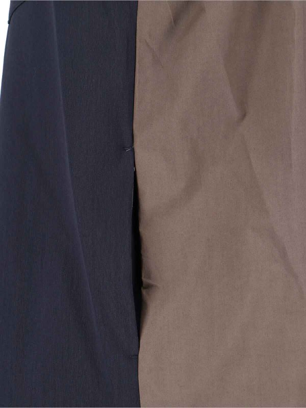 The Best Shops Sacai: Strickpullover mit Rundhalsausschnitt - Rundhalspullover - Blau