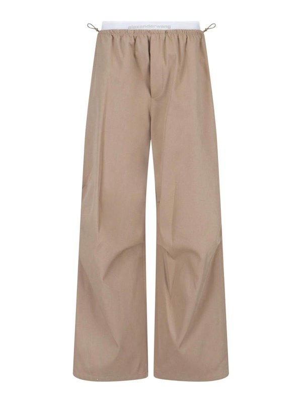 ALEXANDER WANG: pantaloni casual - Pantaloni In Cotone