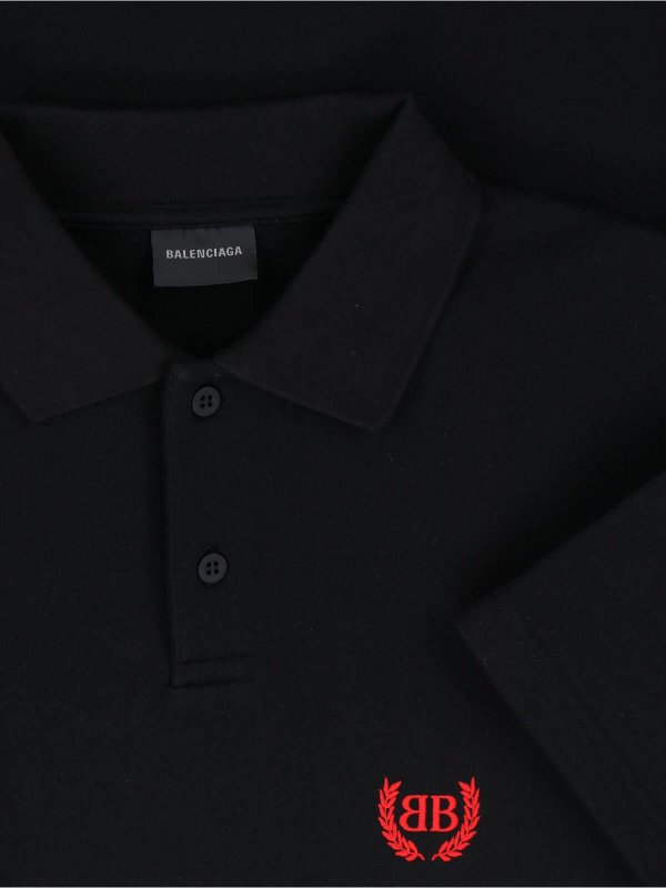 The Best Shops BALENCIAGA: Poloshirts - Poloshirt - Schwarz