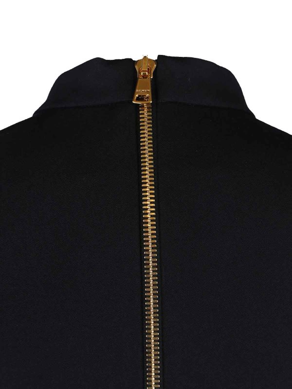 The Best Shops Balmain: Knee length skirts & Midi - Virgin Wool Mini Dress