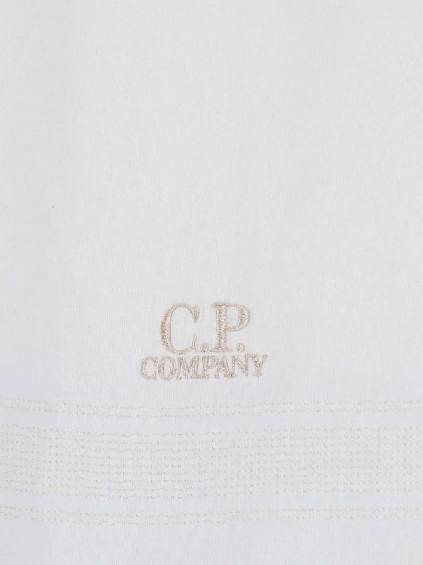 The Best Shops C.P. COMPANY: T-shirts - T-Shirt - Weiß