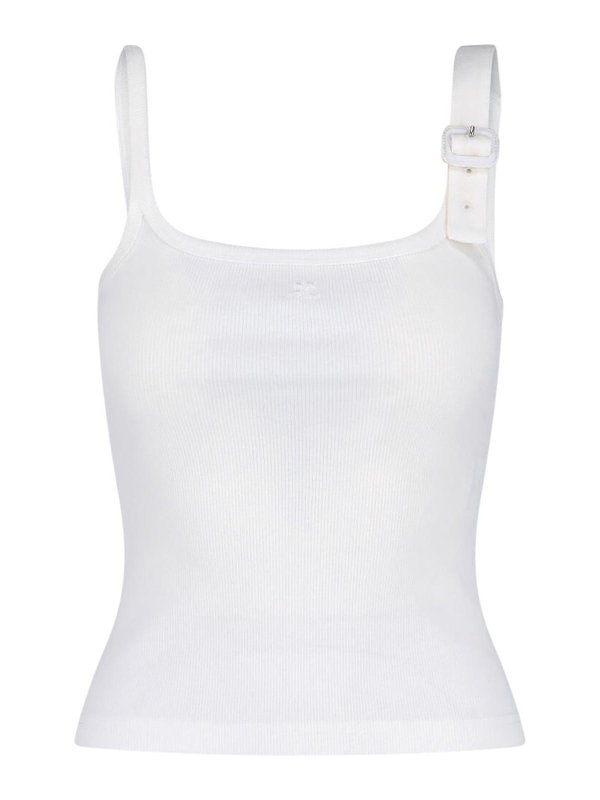 Courreges: Tops und Tank Tops - Top - Weiß