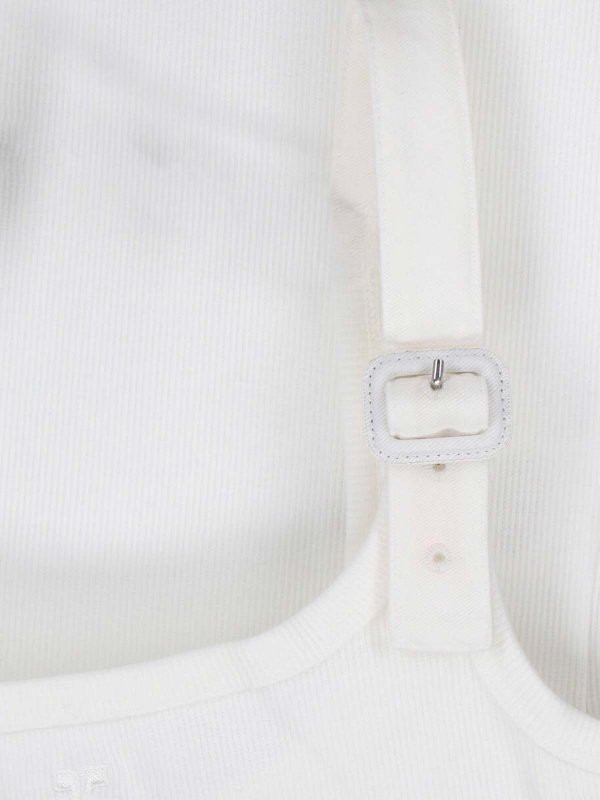 The Best Shops Courreges: Tops und Tank Tops - Top - Weiß