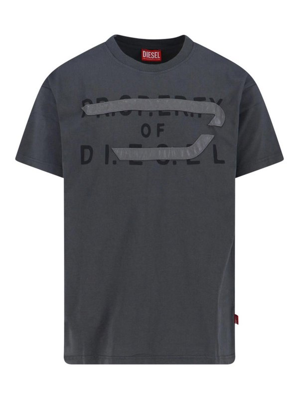 DIESEL: T-shirts - T-Shirt - Schwarz