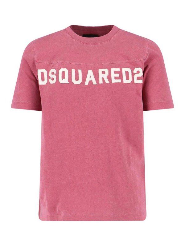 DSQUARED2: Tシャツ - Tシャツ - 赤