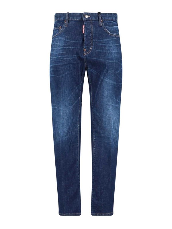 DSQUARED2: Jeans Rectos - Vaqueros Rectos - Azul