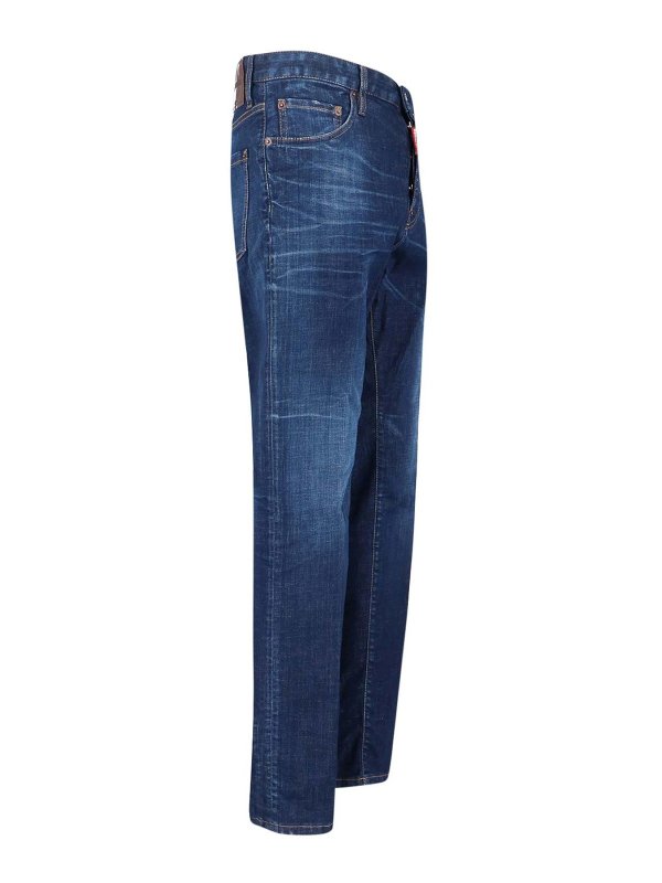 The Best Shops DSQUARED2: Jeans Rectos - Vaqueros Rectos - Azul