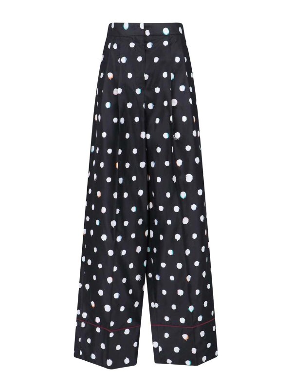 FENDI: casual trousers - Wide trousers