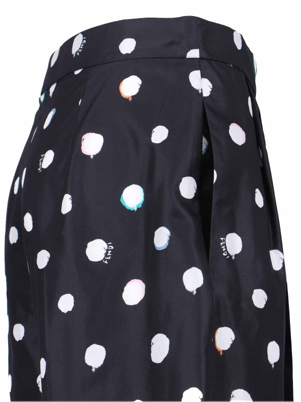 Wide trousers shop online: FENDI