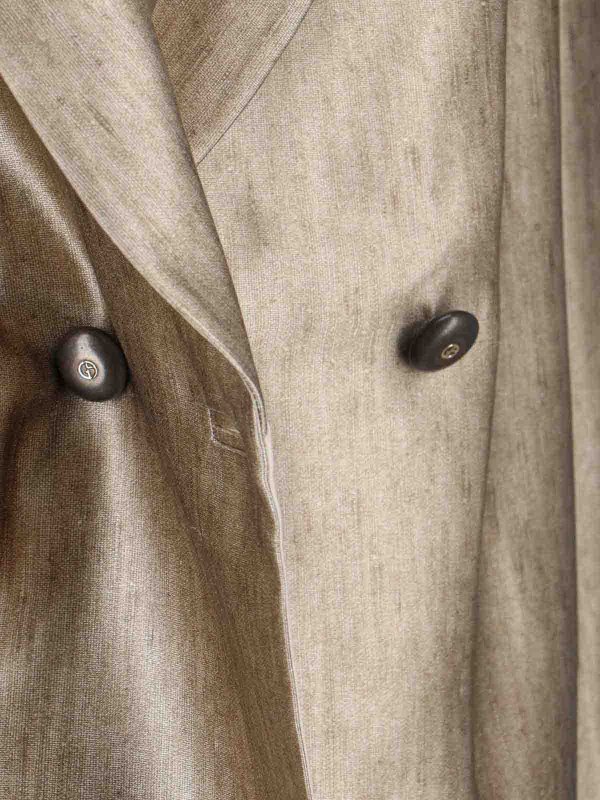 Blazer Doppiopetto In Seta Replica 
online: GIORGIO ARMANI