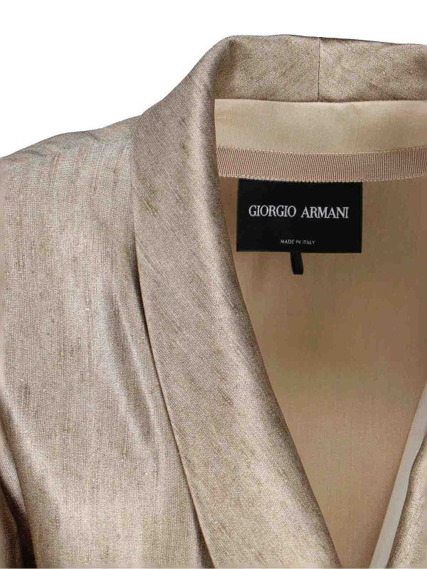 GIORGIO ARMANI buy online Blazer Doppiopetto In Seta