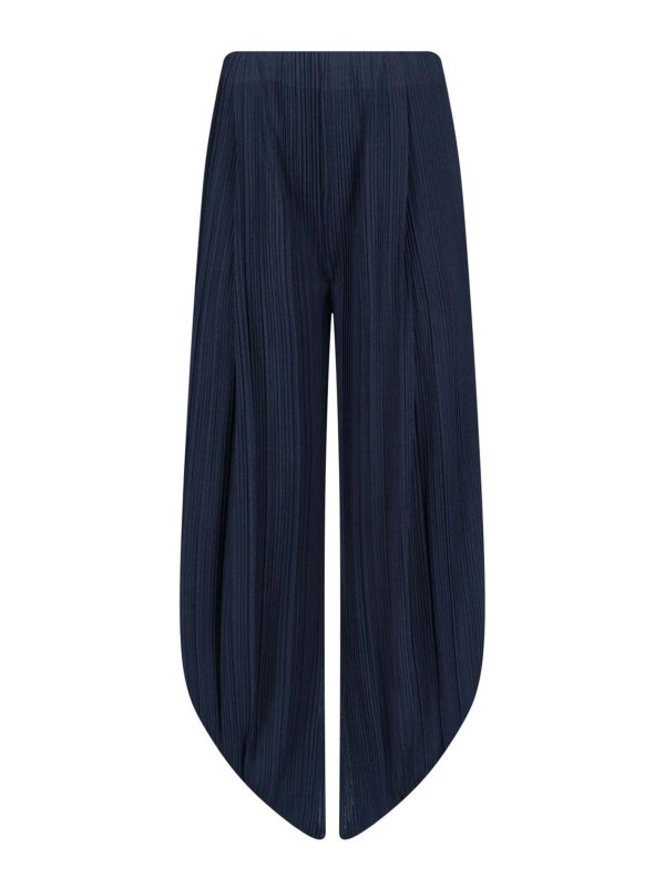 GIORGIO ARMANI: カジュアルトラウザー - カジュアルパンツ - ブルー