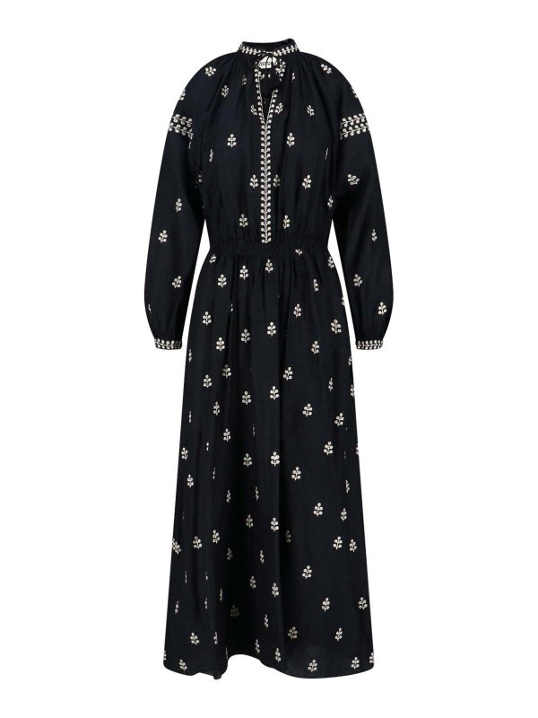 ISABEL MARANT: Maxikleider - Maxikleid - Schwarz