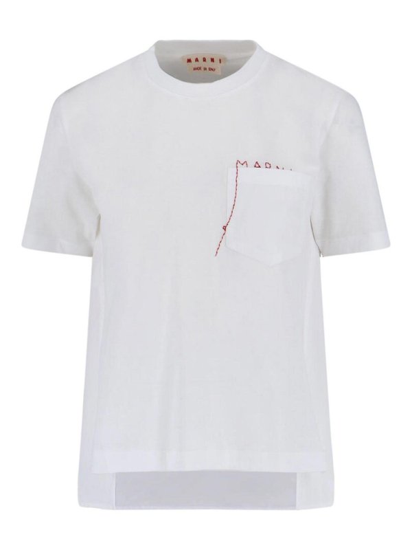 Marni: t-shirts - T-Shirt Logo