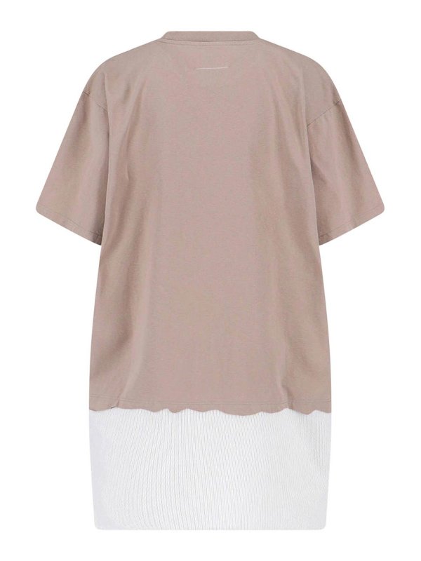 MM6 MAISON MARGIELA: Tシャツ online - Tシャツ - ベージュ