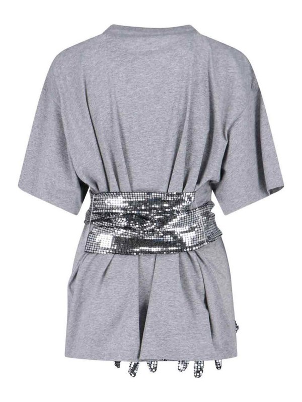 MM6 MAISON MARGIELA: t-shirts online - Round Neck T-Shirt Gloves