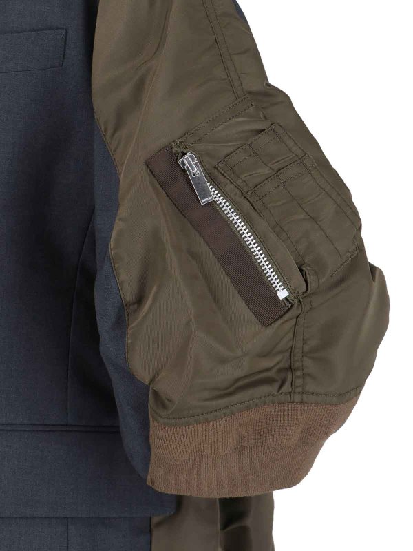 The Best Shops Sacai: casual jackets - Double-breasted jacket