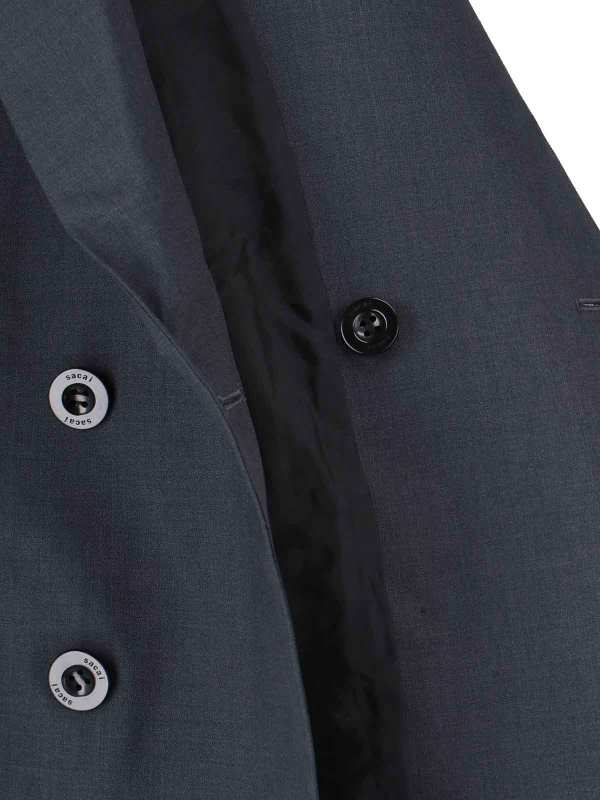 Sacai buy online Double-breasted jacket