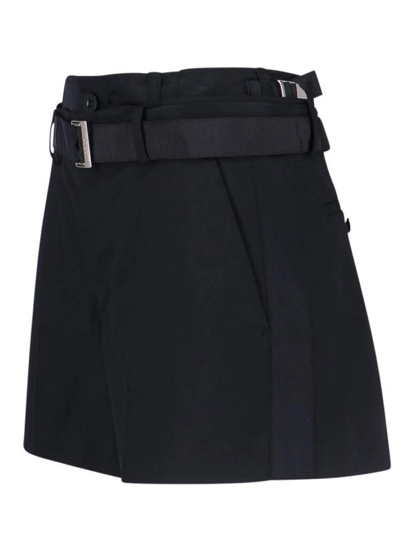 The Best Shops Sacai: Trousers Shorts - Wool Blend Shorts