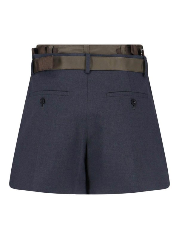 Sacai: トラウザーショーツ online - ショートパンツ - グレー