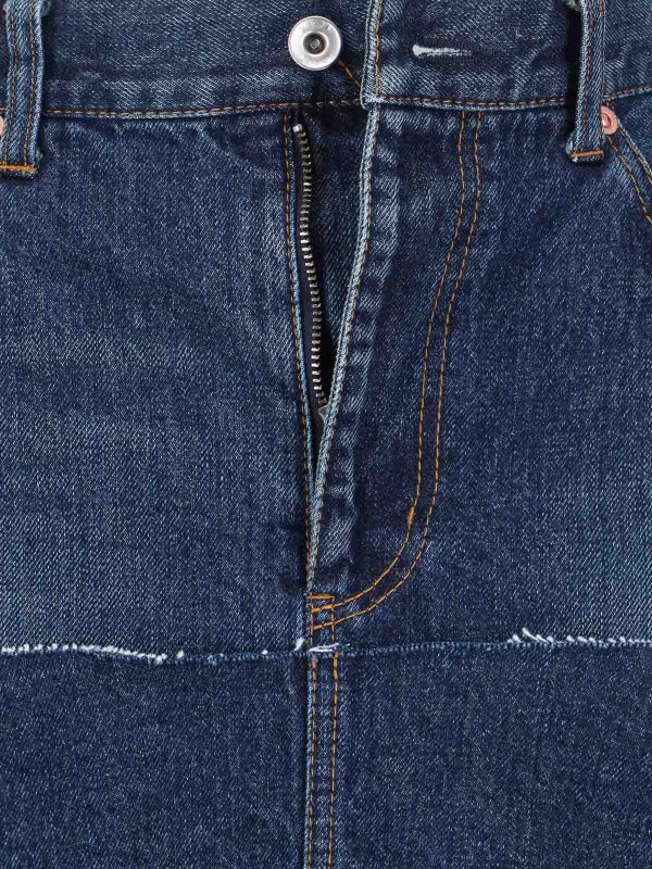 Gonna midi in denim Replica 
online: Sacai