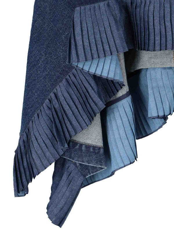 Sacai buy online Gonna midi in denim