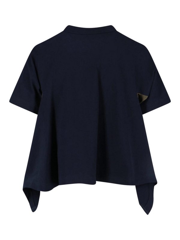 Sacai: T-shirts online - T-Shirt - Blau