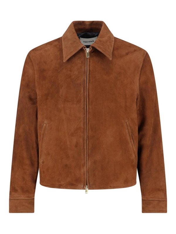 TONYWACK: blazers - Suede Jacket