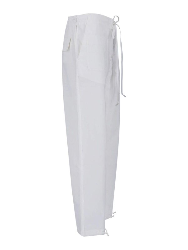 The Best Shops VICTORIA BECKHAM: カジュアルトラウザー - カジュアルパンツ - 白