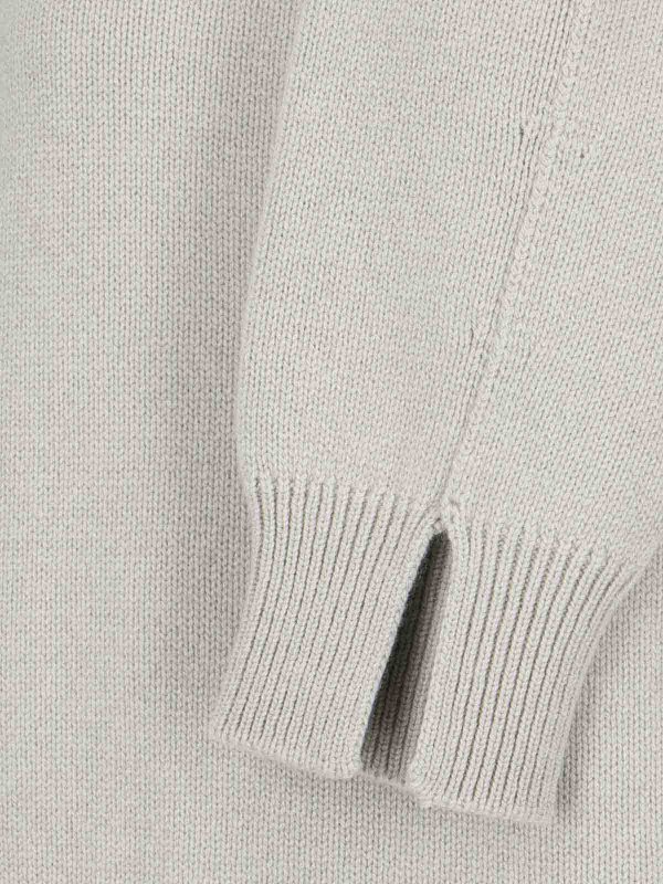 The Best Shops CALVIN KLEIN: Strickpullover mit Rundhalsausschnitt - Rundhalspullover - Grau