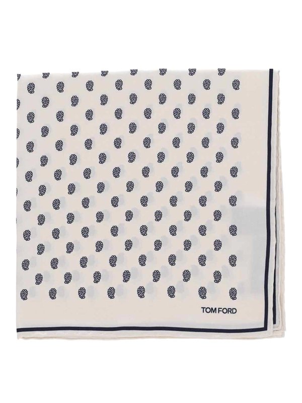TOM FORD: Écharpes - Écharpe - Blanc