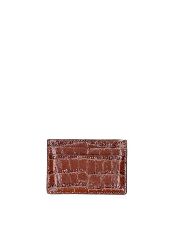 TOM FORD: wallets & purses - Printed Leather Card Holder