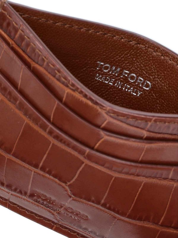 The Best Shops TOM FORD: wallets & purses - Printed Leather Card Holder