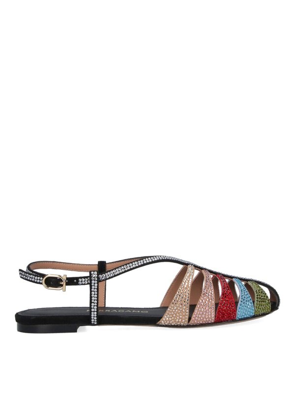 FERRAGAMO: sandals - Cage Sandals